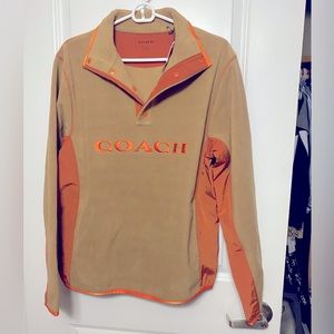 Unisex Mustard Coach Pullover